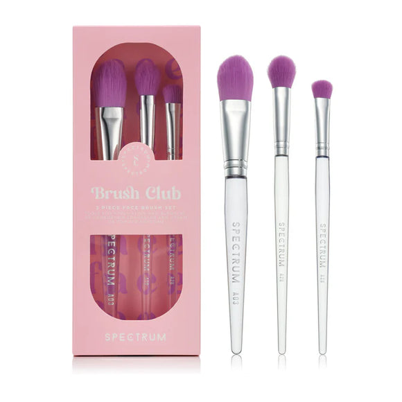 SPECTRUM - Brush Club 3 Piece Face Brush Set