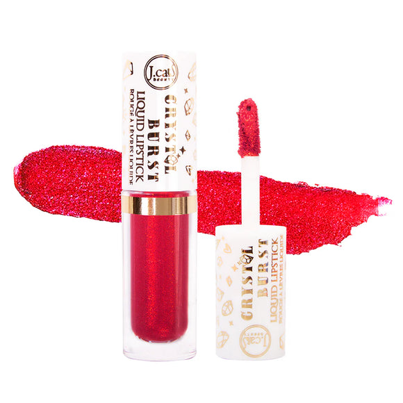 J CAT - Crystal Burst Liquid Lipstick - Tono: Punky Magenta