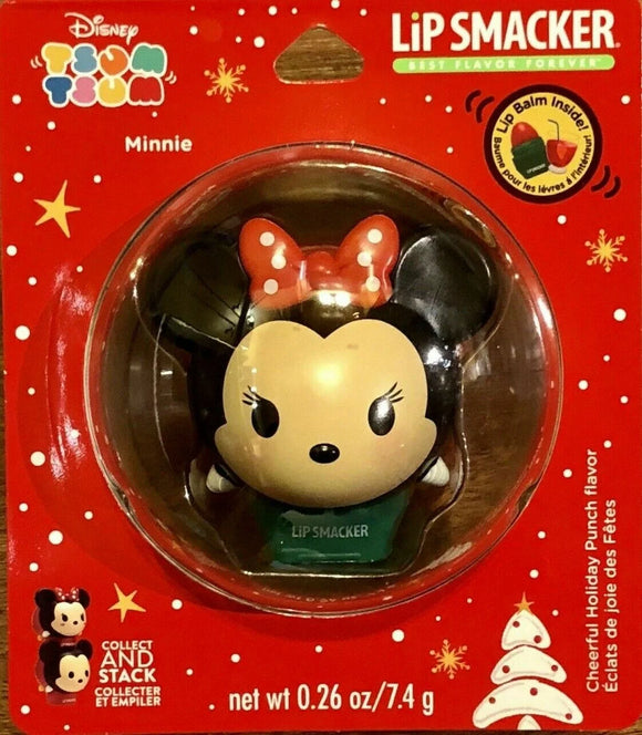 LIP SMACKER - MINNIE MOUSE - Cheerful Holiday Punch Flavor