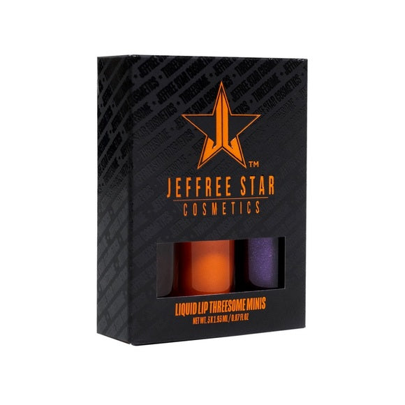 JEFFREE STAR - Liquid Lip Threesome Minis Tonos Coffin Blood - Pumpkin Fantasy - Halloween Orgy
