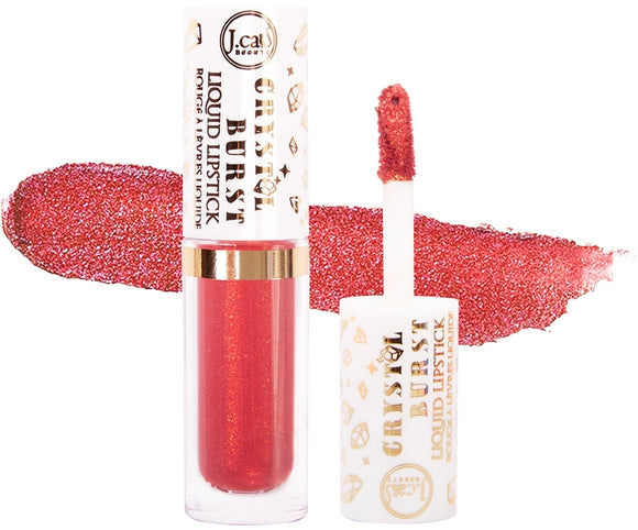 J CAT - Crystal Burst Liquid Lipstick - Rose Quartz