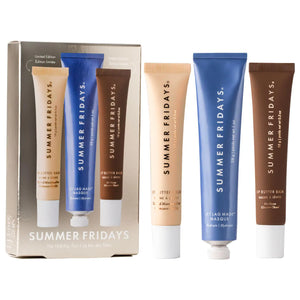 SUMMER FRIDAYS - The Holiday Trio Set with Lip Butter Balm in Hot Cocoa & Toasted Marshmallow
