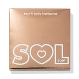 SOL BODY soft pink sol shimmering body powder