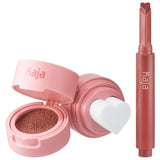 Kaja Hair Heart Lipstick + Cheeky Stamp Blush Set
