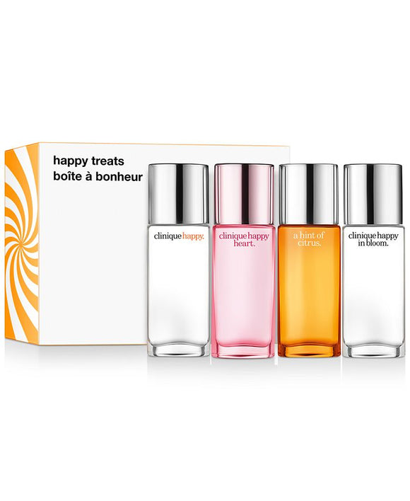 CLINIQUE Happy Treats 4-piece Perfume Spray Set