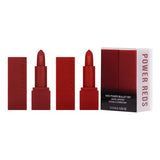 Huda Beauty Mini Power Bullet Matte Lipstick Duo  COLOR: Power Reds