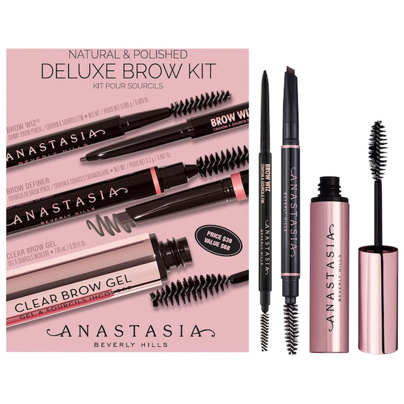 Anastasia Beverly Hills Natural & Polished Deluxe Brow Kit  Color: Soft Brown